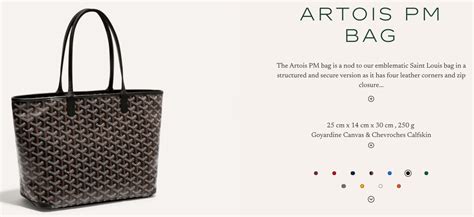 goyard paris collection|buying goyard in paris.